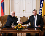 Prezident SR Ivan Gaparovi navtvi Bosnu a Hercegovinu