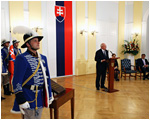 Prezident Ivan Gaparovi si uctil 20. vroie prijatia stavy Slovenskej republiky