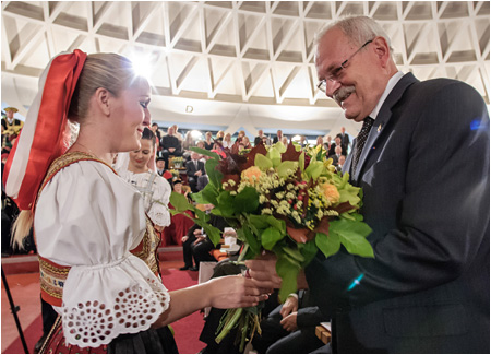 Ivan Gaparovi na oslavch 60. vroia zaloenia Slovenskej ponohospodrskej univerzity v Nitre 