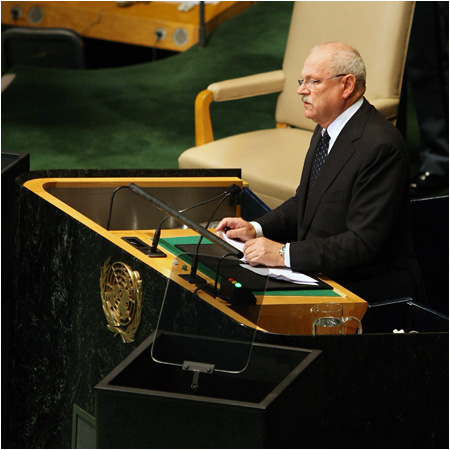 Ivan Gaparovi vystpil na pde OSN