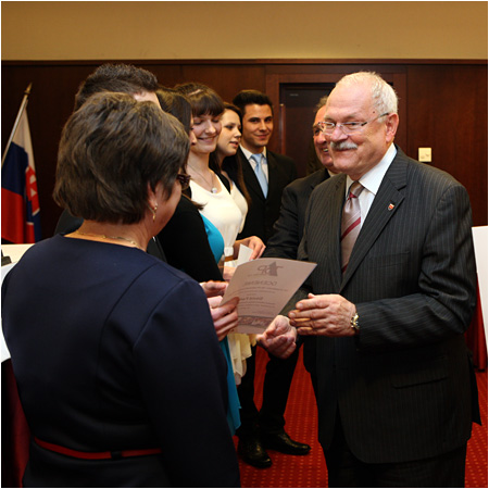 Prezident SR  Vronom zhromaden delegtov Slovenskej obchodnej a priemyselnej komory