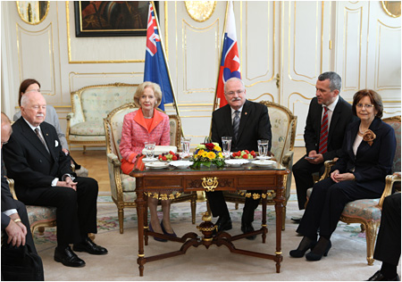 Governor-General of the Commonwealth of Australia Meets Slovak President Ivan Gaparovi     