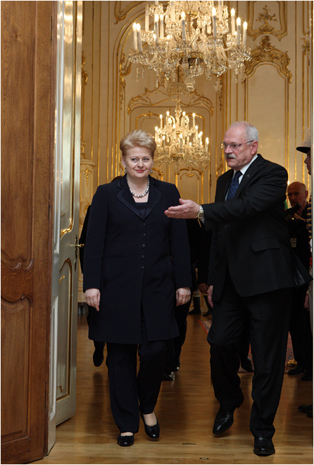 Ivan Gaparovi rokoval s litovskou prezidentkou