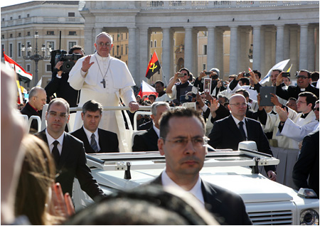 Prezident SR na inauguranej svtej omi ppea Frantika vo Vatikne