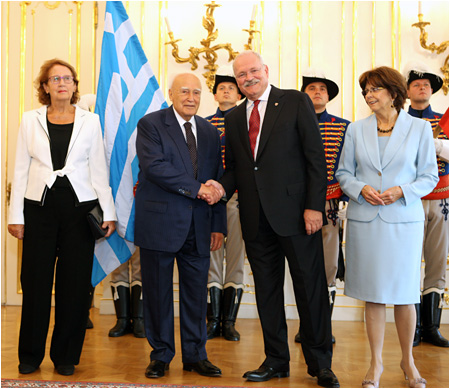 Greek President Pays an Official Visit to Slovakia