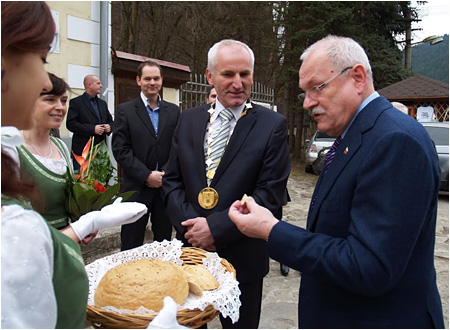 Ivan Gaparovi navtvil  Oravsk Podzmok