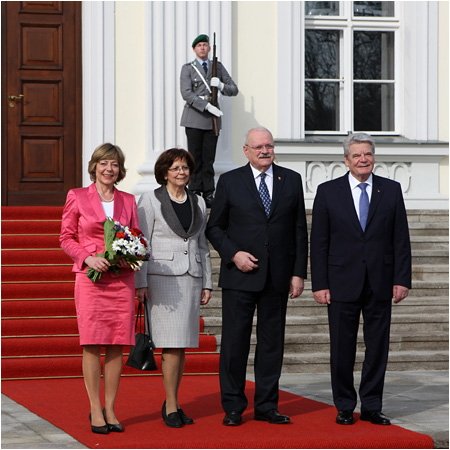 Slovak President Ivan Gaparovi Pays an Official Visit to Germany
