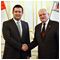 Ivan Gaparovi receives the President of the Chamber of Deputies of the Parliament of the Czech Republic [new window]