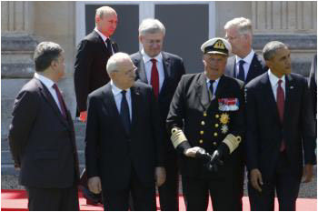 Slovak President attends the D-Day landings ceremony in Normandy