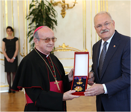 Prezident SR ocenil apotolskho nuncia na Slovensku