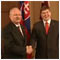 Reception and discussions with the Prime Minister of Latvia - Aigars Kalvitis, Riga - 3.3.2005 [new window]