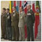 Foreign working trip to the Republic of Latvia  Riga the 2006 NATO SUMMIT Conference room of the Olympic Sport Centre   Ceremony in honour of the NATO military personnel for the service in Alliance operations 29 November 2006 [new window]