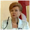 Part 1. - An official visit to Slovakia of President of the Republic of Latvia H. E.  Vaira Vike - FREIBERGA with her husband Bratislava Presidential Palace Press conference of the Presidents of Latvia and Slovakia 6 July 2006 [new window]