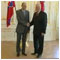 Reception of Prime Minister of the Republic of Slovenia Janez JANA Bratislava Presidential Palace 4 June 2007 [new window]