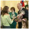 Part 6 - "St. Nicholas in the Palace" with the children from childrens homes Turning the Palaces Christmas lights on Bratislava Presidential Palace 6 December 2007 [new window]