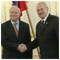 Prijatie ministra zahraninch vec panielskeho krovstva Miguel ngel Moratinos CUYAUB Bratislava Prezidentsk palc 1.2.2007 [nov okno]