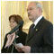 Part 2 - Reception of representatives of churches and religious societies in Slovakia Bratislava Presidential Palace 8 January 2008 [new window]