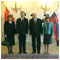 Official visit of the President of the Republic of Macedonia with his wife Meeting of the presidential couples Bratislava Presidential Palace 11 March 2008 [new window]