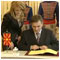 Official visit of President of the Republic of Macedonia Branko CRVENKOVSKY with his wife to Slovakia Signing of the Agreement between the Government of Macedonia and Slovakia on Road Transport Bratislava Presidential Palace 11 March 2008 [new window]