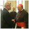 Reception of President of the Pontifical Council "Iustitia et Pax" H. E. Cardinal Renato Rafaele MARTINO, and Archbishop H. E. Stanislav ZVOLENSK Bratislava Presidential Palace 30 June 2008 [new window]