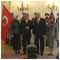 Official visit of President of Turkey H. E.  Abdullah GL with his wife Hayrunnis GL Bratislava Presidential Palace Welcoming ceremony 2 November 2009 [new window]