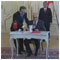 Official visit of President of TURKEY H. E. Abdullah GL with his wife Hayrunnis GL Bratislava Presidential Palace Signing of agreements on soldiers graves 2 November 2009 [new window]