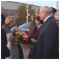 Official visit of His Majesty King HARALD V of Norway and Her Majesty Queen SONJA of Norway The Norwegian royal couple bidding farewell to the Slovak presidential couple iar nad Hronom 28 October 2010 [new window]