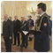 Part 2 - Ceremony of raising to and appointment of generals of the Slovak Republic Armed Forces Bratislava Presidential Palace 25 January 2010 [new window]