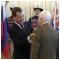 Part 1 - Official visit of President of the Russian Federation Dmitry MEDVEDEV Bratislava Presidential Palace Conferring state awards of the Order of Friendship upon Slovak veterans 7 April 2010 [new window]