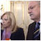 Reception of Prime Minister IVETA RADIOV in connection with the situation in the Financial Administration Bratislava Presidential Palace 13 March 2012 [new window]