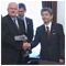 Official visit to JAPAN - OSAKA - Meeting with President of the University of Osaka Toshio HIRANO 29 June 2012 [new window]