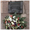 Laying wreaths at the memorial plaques to commemorate victims of the events of 21 August 1968 Nmestie SNP Square and the building of the Comenius University Bratislava 21 August 2012 [new window]