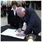 Part 1 - The staff of the Office of the President of the Slovak Republic expressing their condolences on the passing of the Head of the Office of the President of the Slovak Republic, Professor Milan I - Bratislava Presidential Palace 12 November 2012 [new window]