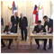 Official visit of President of the REPUBLIC OF SERBIA H. E. Tomislav NIKOLI - Signing of the International Road Passenger and Freight Transportation Agreement - Bratislava Presidential Palace 22 January 2013 [new window]