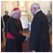 Cardinal Franc ROD received by the President of Slovakia - Bratislava Presidential Palace 4 July 2013 [new window]