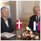 Ambassador of the Kingdom of Denmark H. E. Anita HUGAU received by the President on the occasion of ending her diplomatic mission to Slovakia - Bratislava Presidential Palace 23 July 2013 [new window]