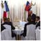 Part 2 - Official visit of President of FRANCE H. E. Francoise HOLLANDE - Official dinner and farewell ceremony - Bratislava Presidential Palace 29 October 2013 [new window]