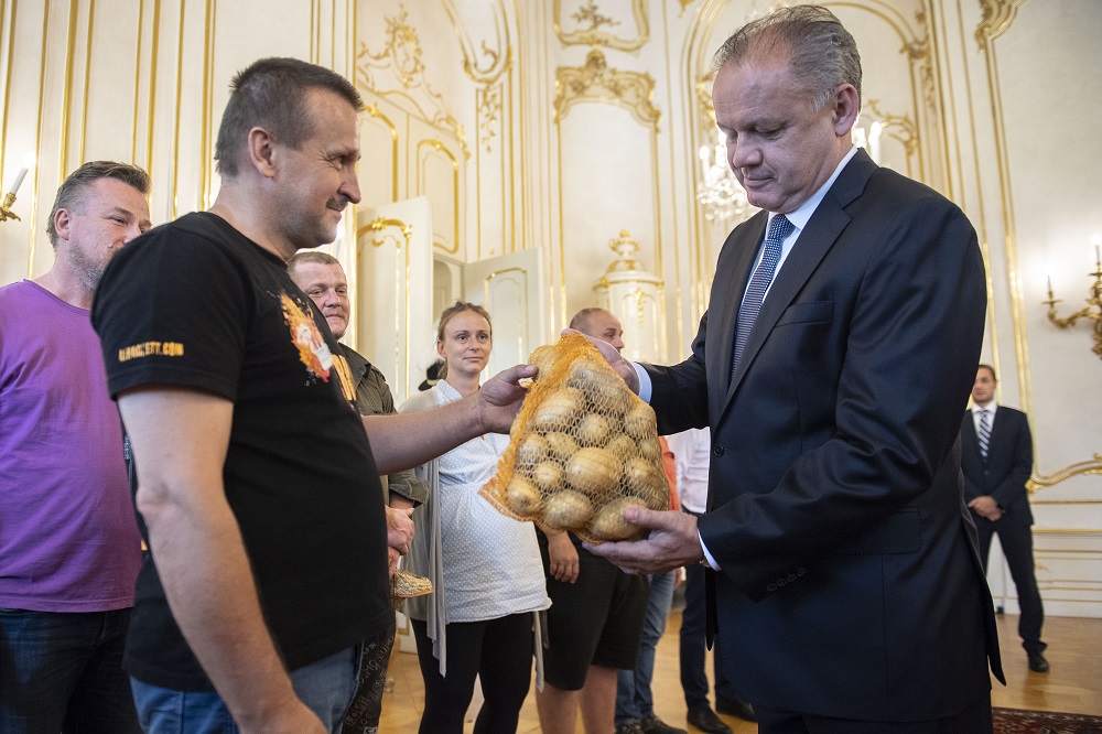 Prezident Kiska prijal protestujúcich farmárov