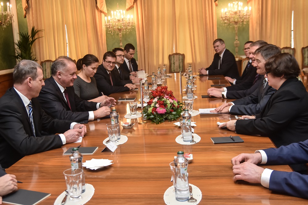 Kiska has received the Chairperson of the Sejm from Poland