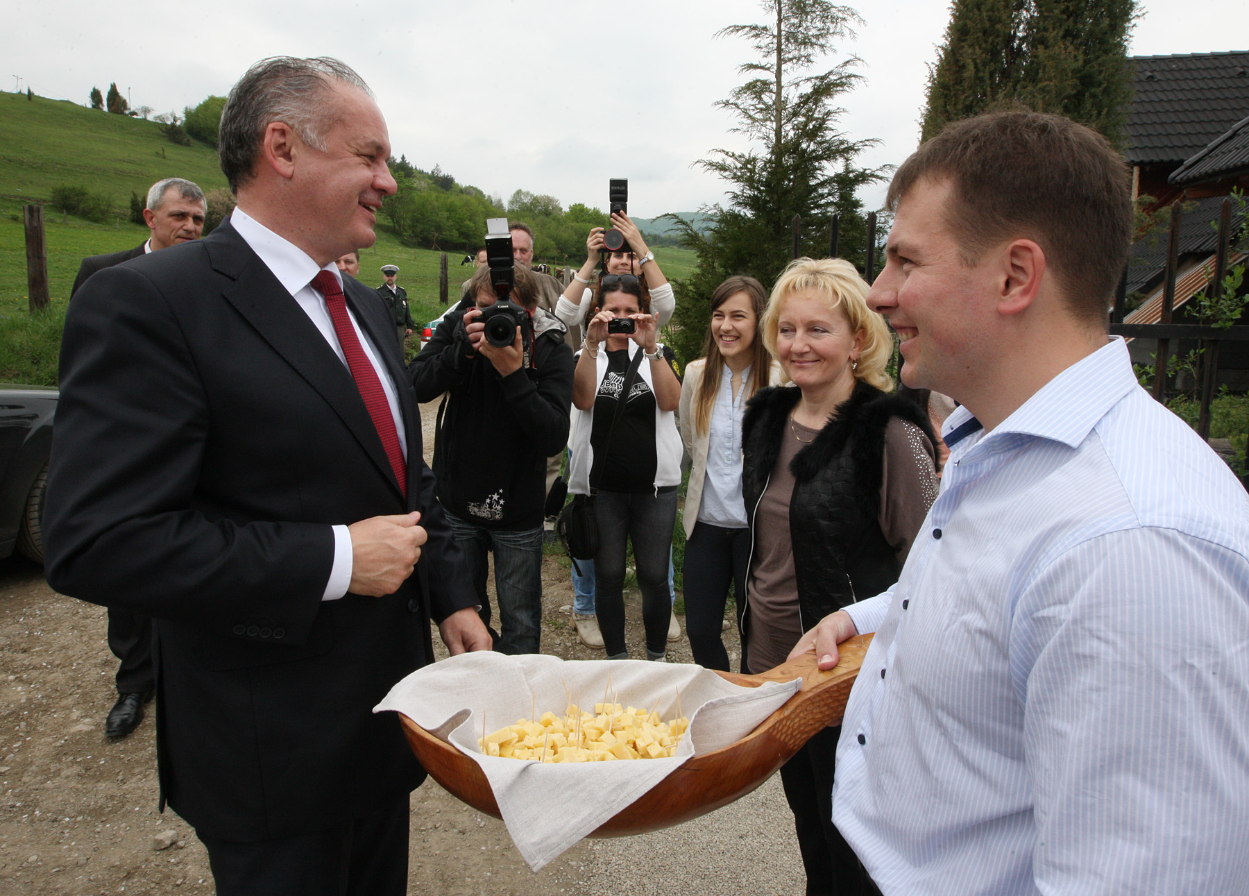 Prezident Kiska v Banskej Bystrici a Slovenskej Ľupči