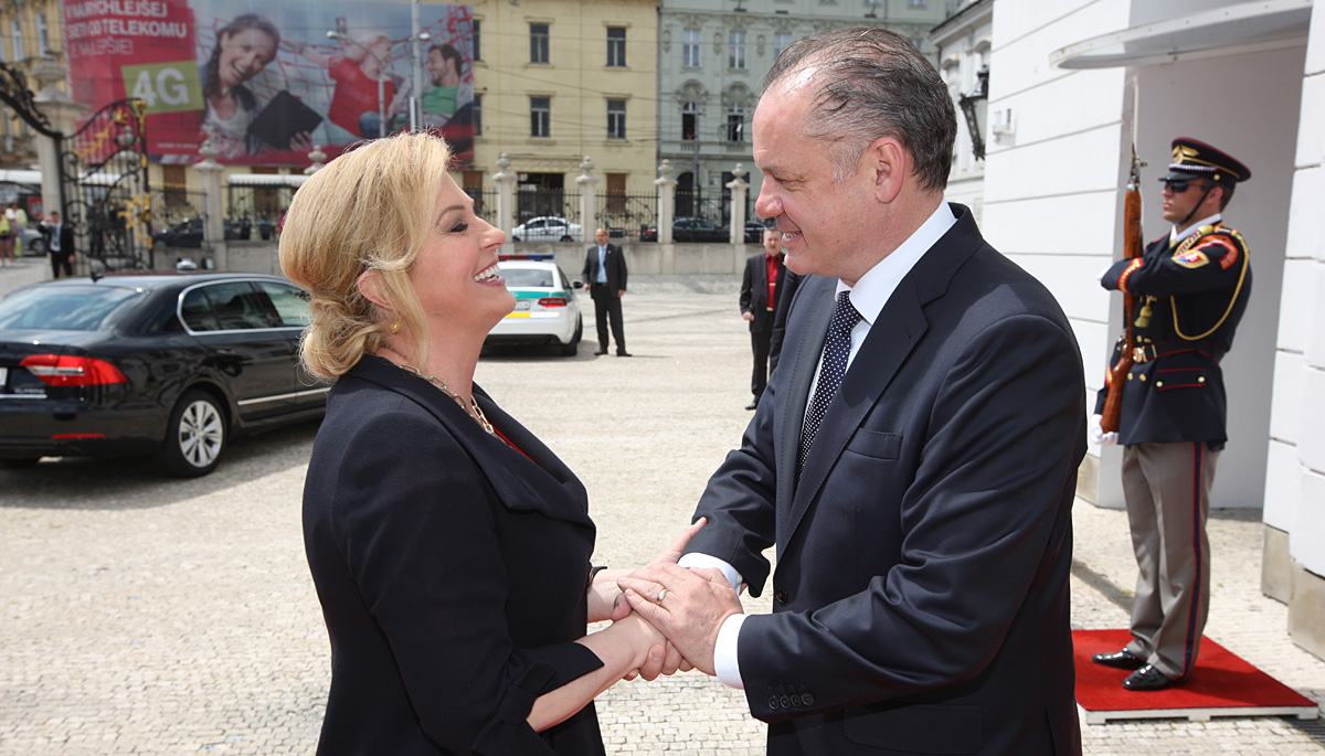 Kiska met the Presidents of Croatia, Georgia and Macedonia