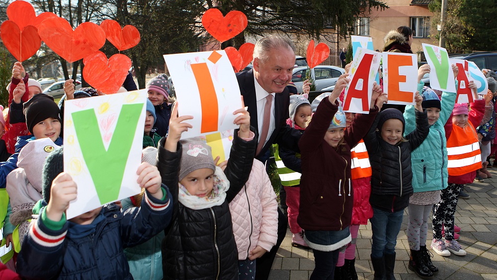 Prezident v Námestove: Deti sú naším najväčším bohatstvom