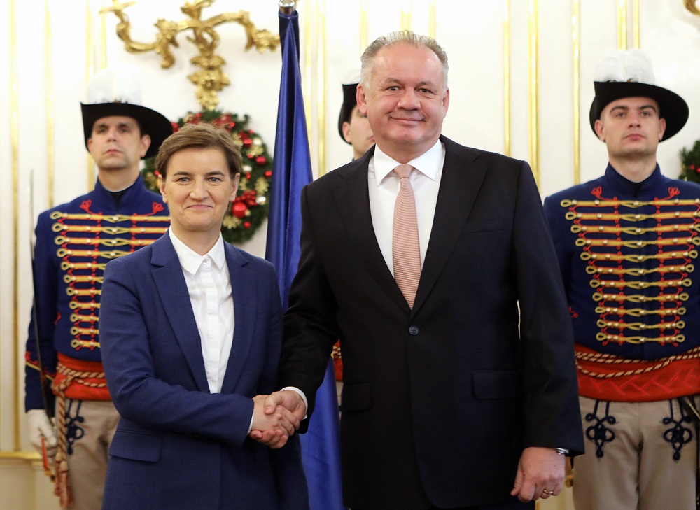 President receives Serbian Prime Minister Ana Brnabić 