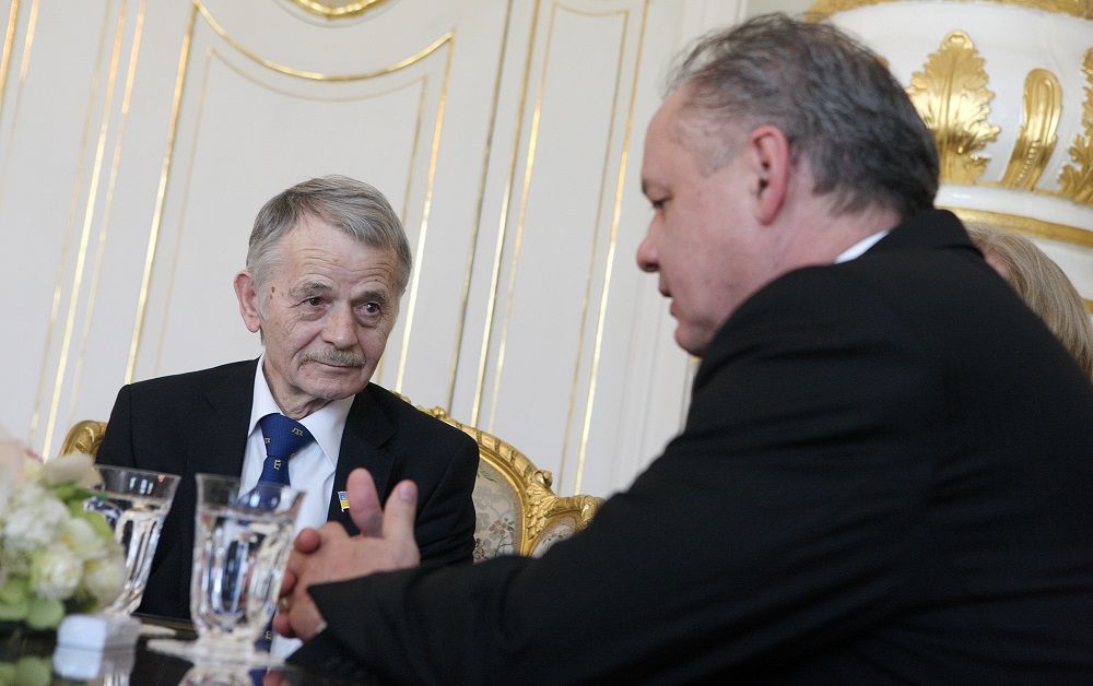 President Andrej Kiska received Mustafa Dzhemilev