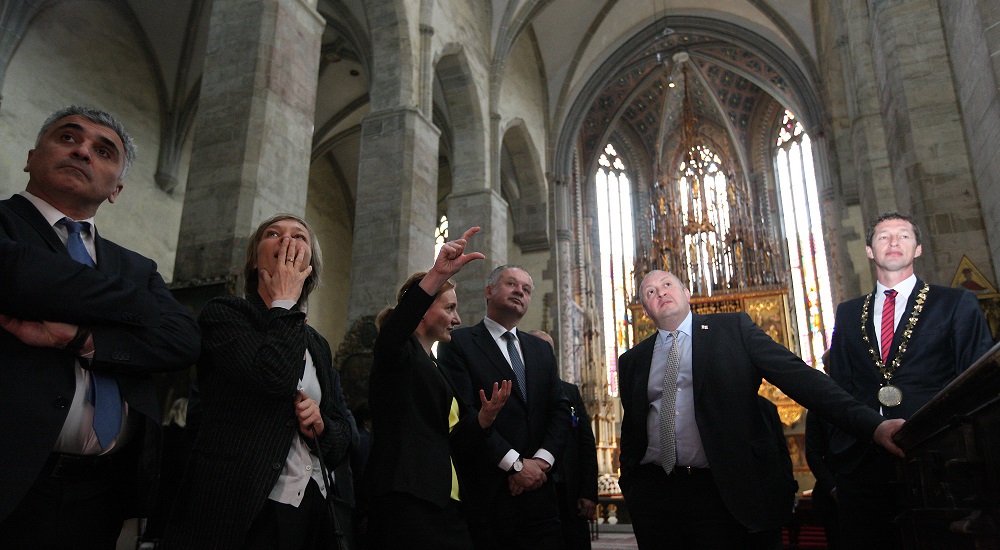 Prezidenti Slovenska a Gruzínska navštívili Levoču