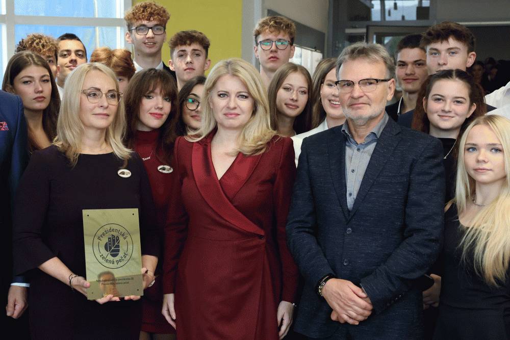 ​President presents first Green Seal in Trenčín