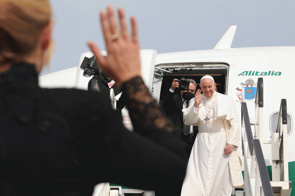 The President attended the Mass at Šaštín and said farewell to the Pope