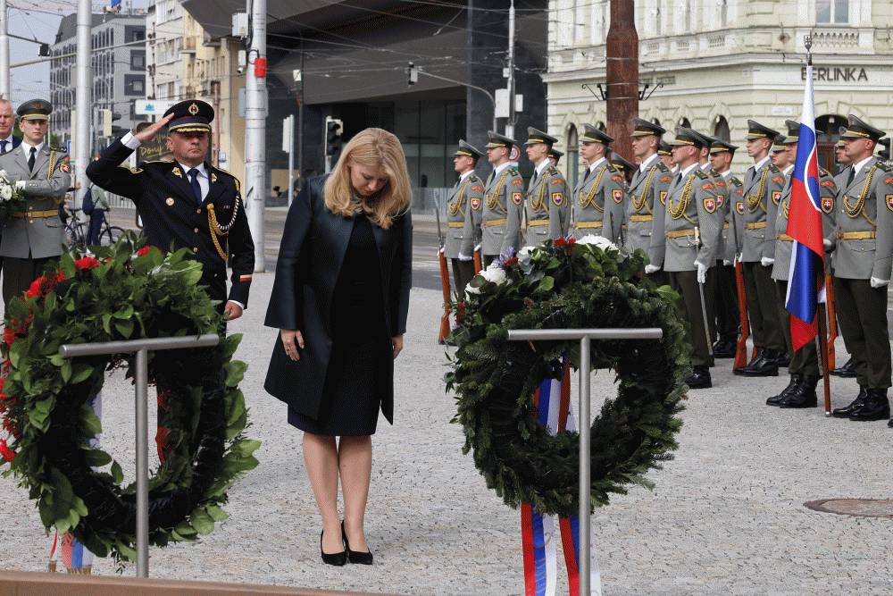 Prezidentka si uctila Deň víťazstva nad fašizmom