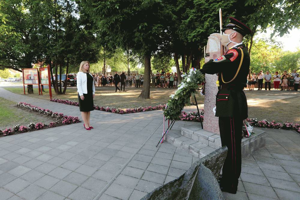 Prezidentka si uctila pamiatku odvlečených na nútené práce