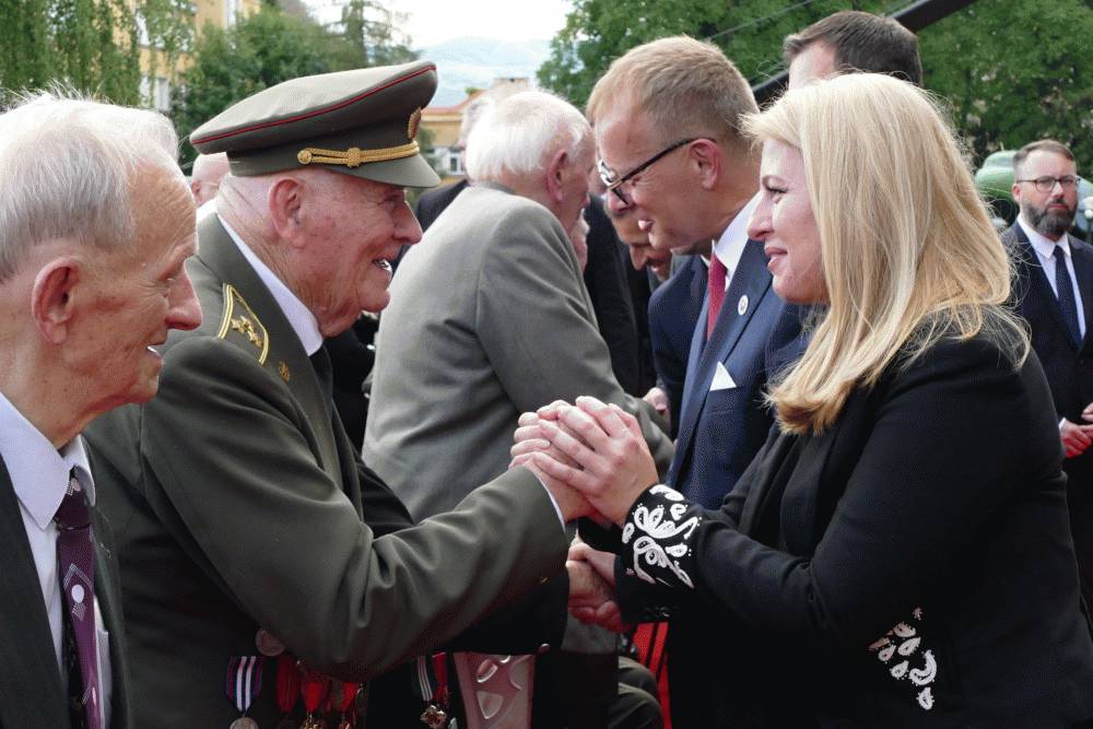 Prezidentka sa zúčastnila osláv výročia Slovenského národného povstania